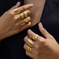 Wing Open Ring