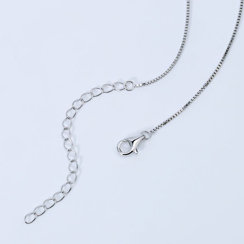 0.75mm Sterling Silver Box Chain Necklace