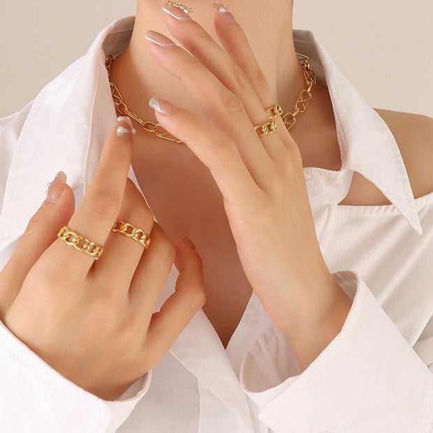 Chain Link Ring JMA342