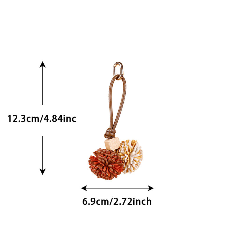 Playful Berry Keychain | Colorful Rope Mix Match Style