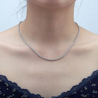 2mm Tennis Necklace