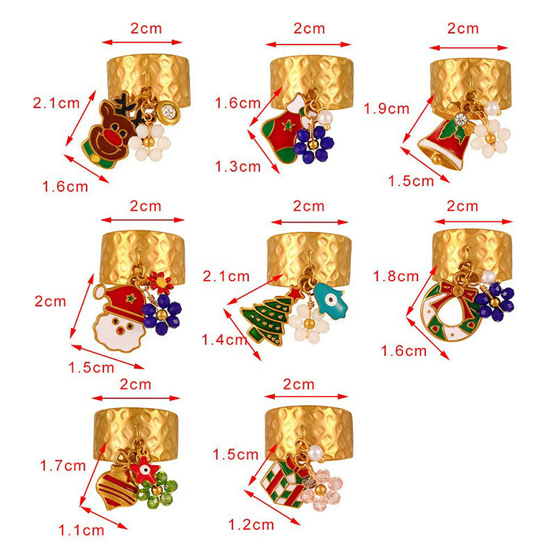 Christmas Evil Eye Ring JXQ09960