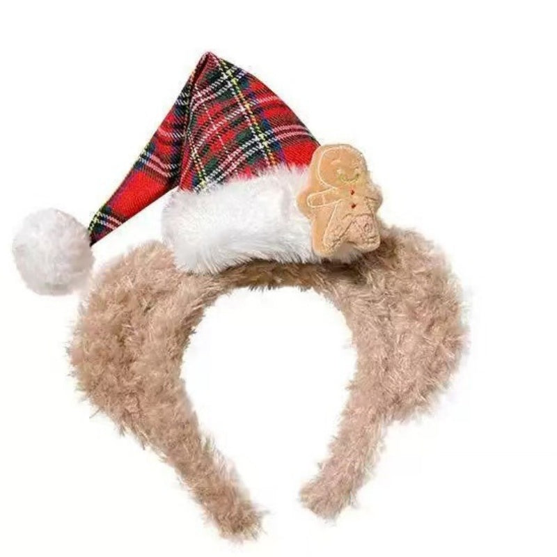 Duffy Bear Christmas Headband | Plush Disney Holiday Decor