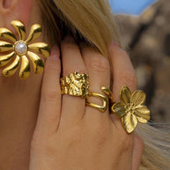 Molten Open Band Ring
