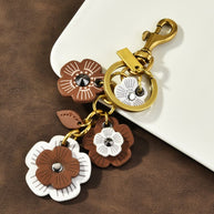 Pu Camellia Keychain JSJ241205