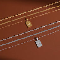 Eight-Point Star Necklace | Layered Chain | Stainless Steel