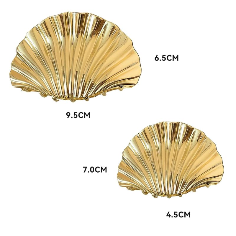 Shell Metal Hair Claw JSC718