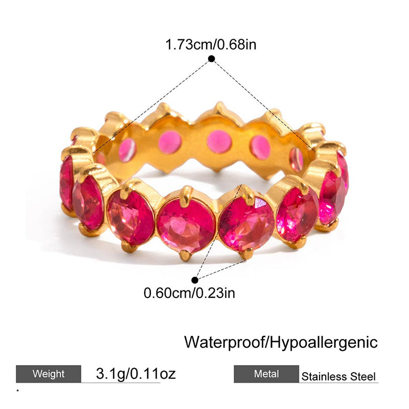 Fade Resistant Zirconia Ring JXR0309003