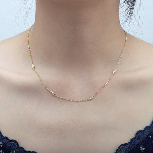 Sterling Silver Satellite Chain Gold Plated