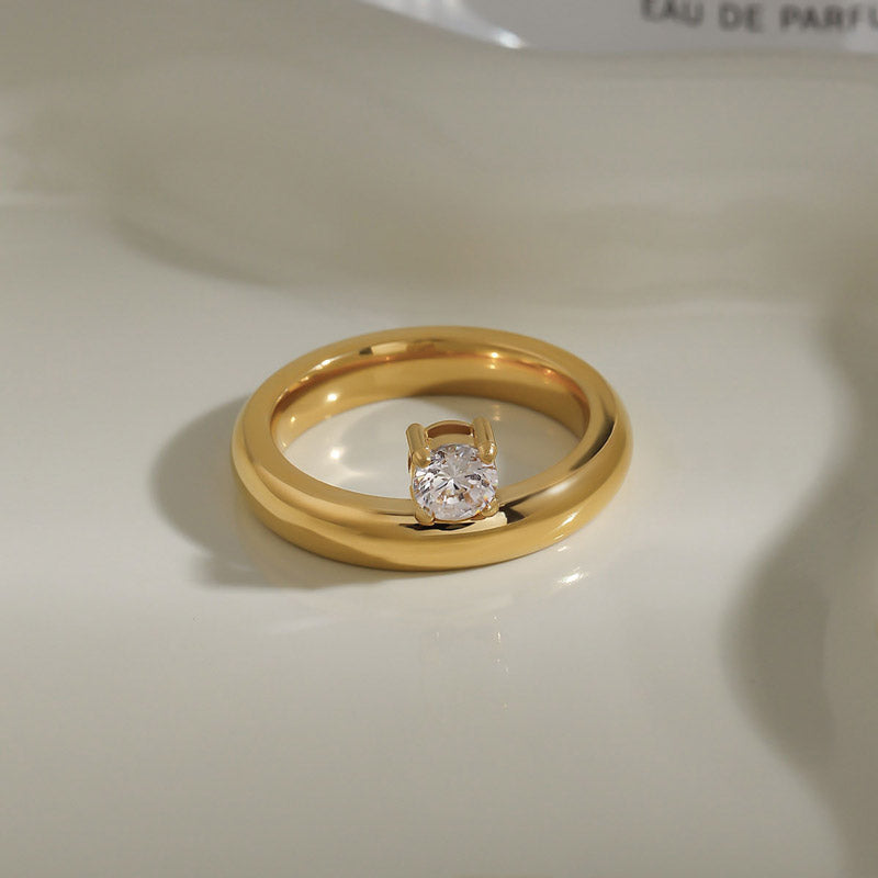 Round CZ Ring Band