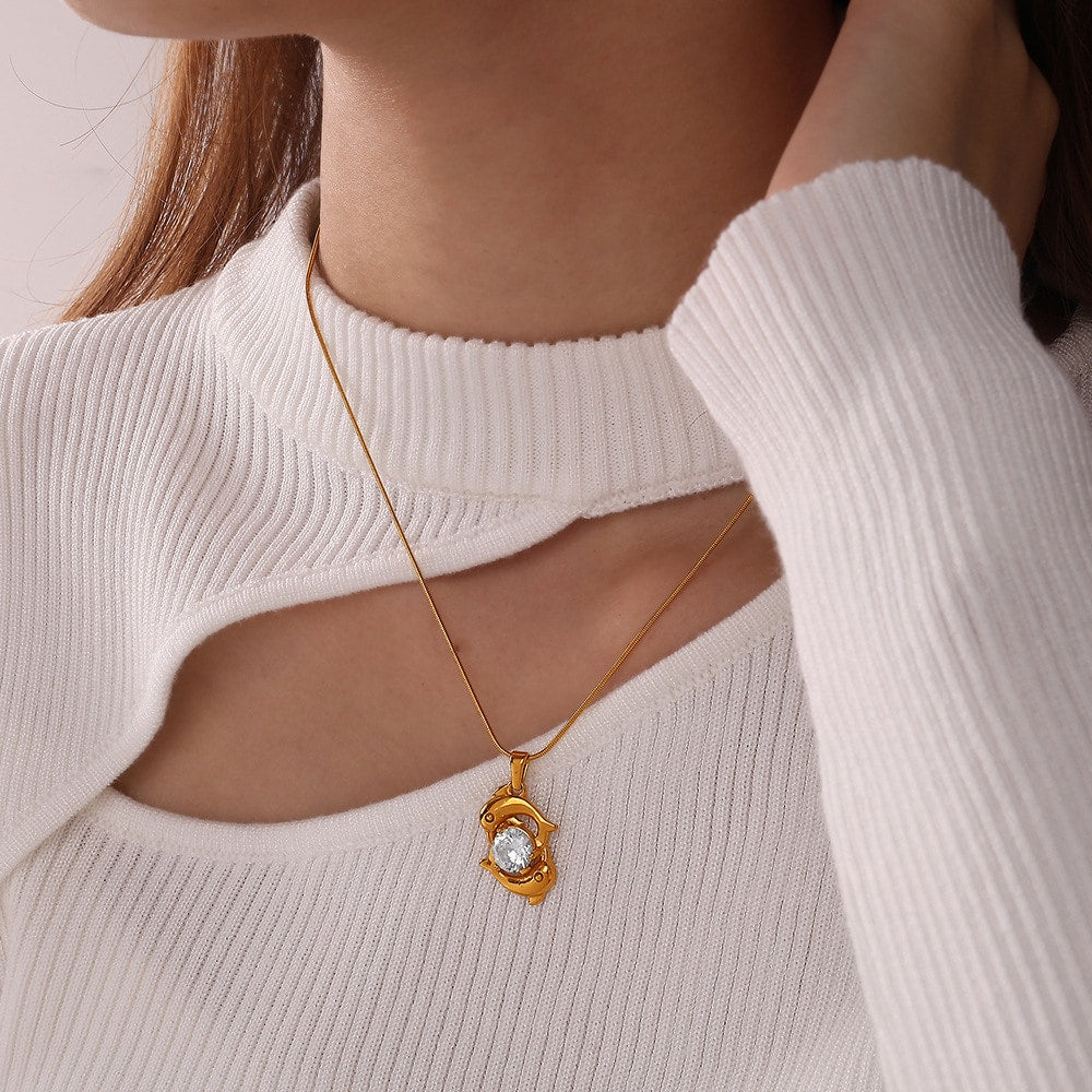 European Sea Life Pendant Versatile Dolphin Shark DIY Charm