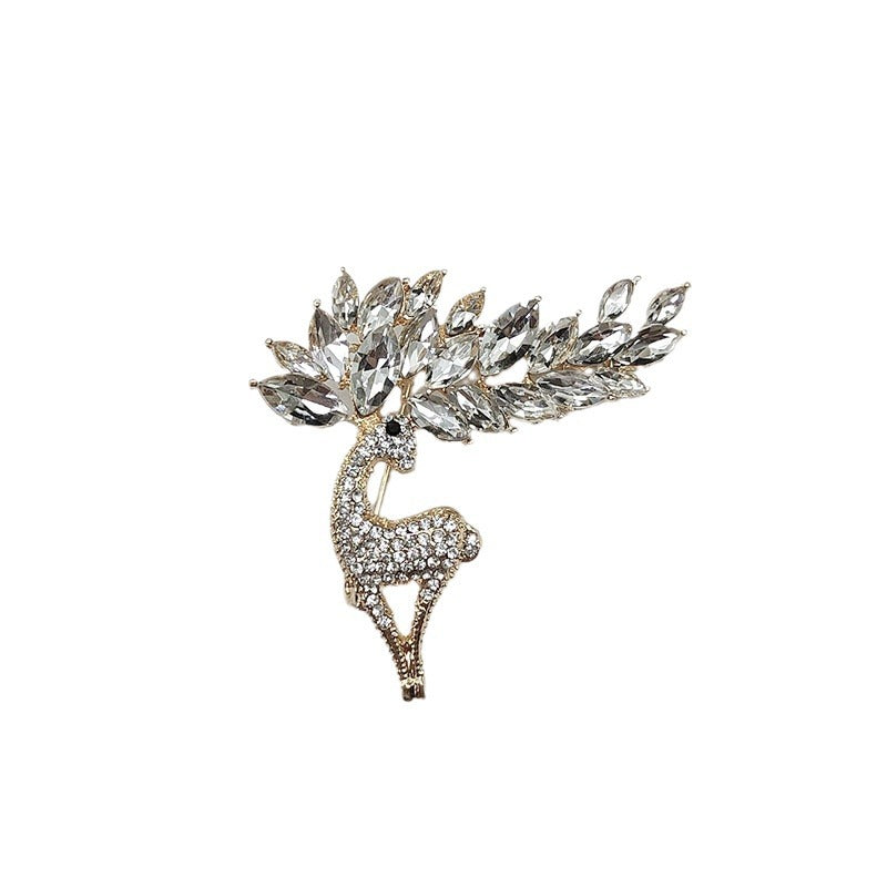 Glass Brooch | Wholesales Antler Pin | Luxury Unisex