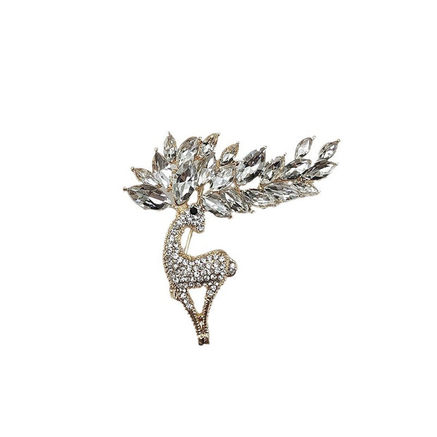 Glass Brooch | Wholesales Antler Pin | Luxury Unisex