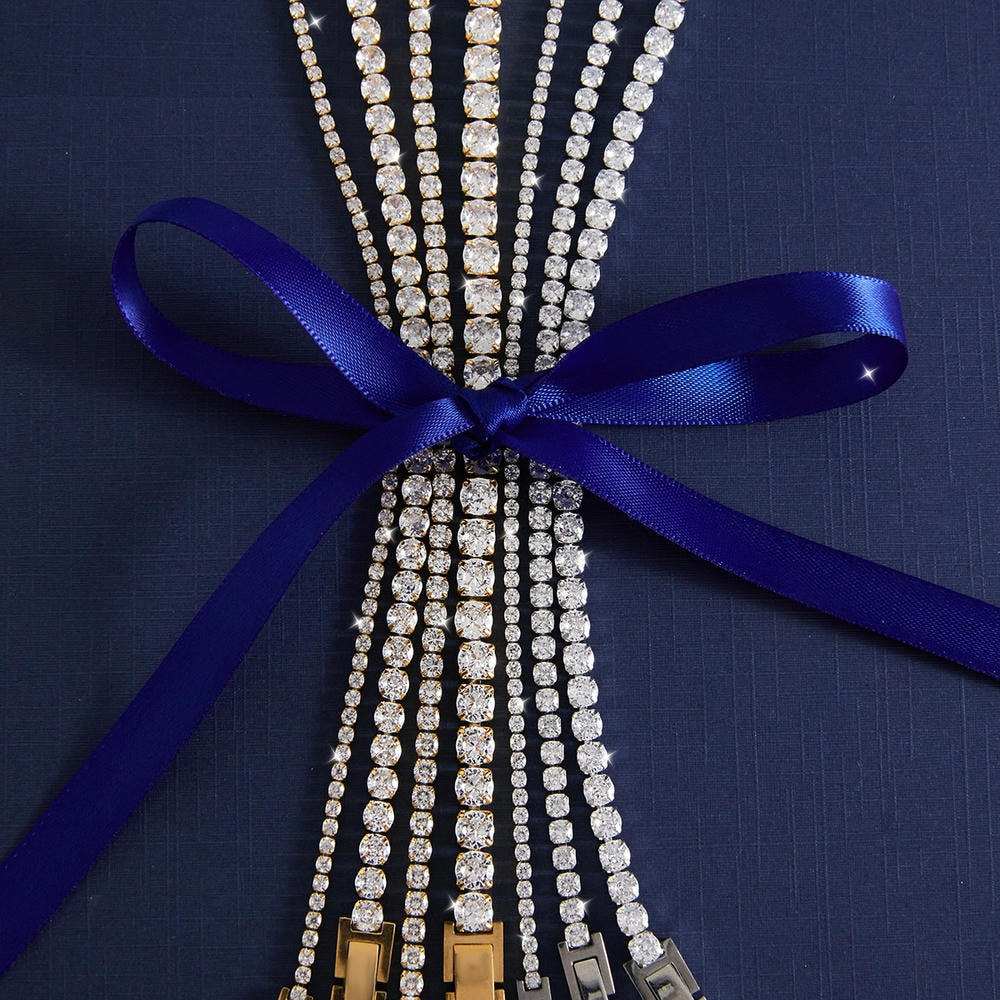 Tennis Bracelet | Zircon Luxury | Stainless Steel Women's