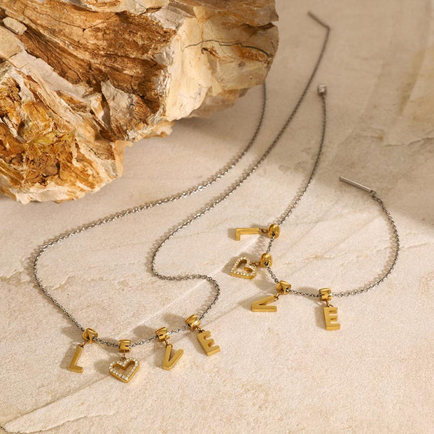 Love Letter Charm Necklace