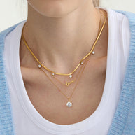 Gold Plated Pendant | Fade Resistant Chain | Women's Jewelry