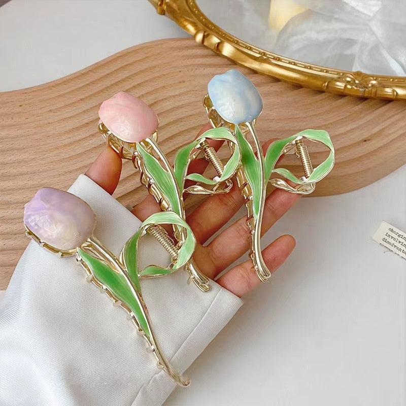 Enamel Tulip Hair Claw JSC604