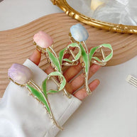 Enamel Tulip Hair Claw JSC604