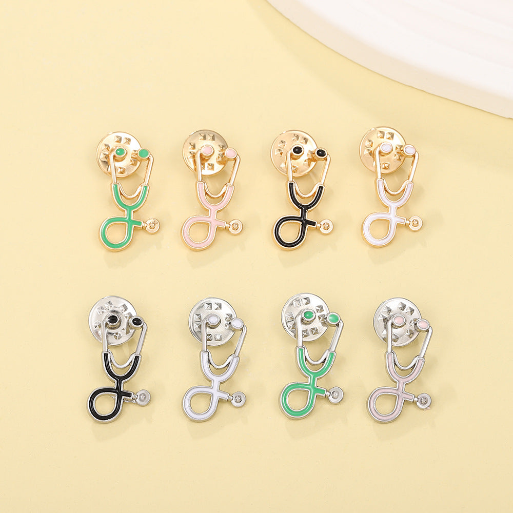 Colorful Cartoon Stethoscope Brooch JMYQ2022004