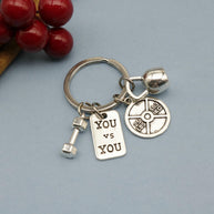 Dumbbell Keychain | Gym Fitne Charm | Classical Couple Gift