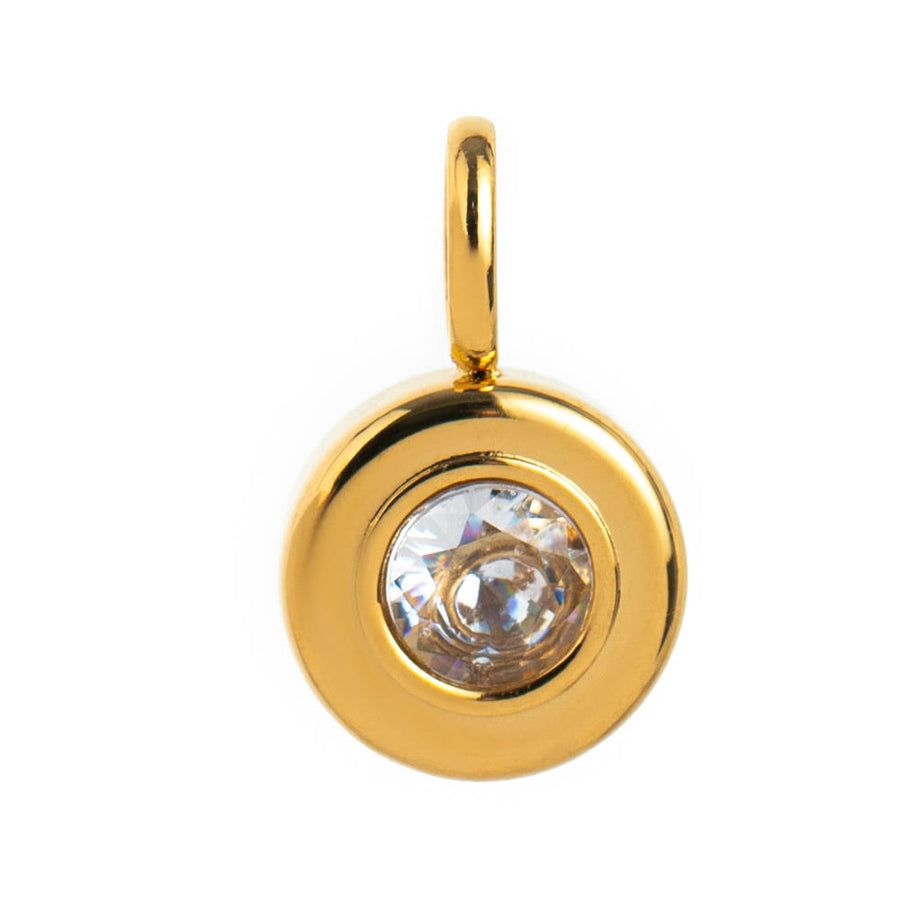 Birthstone Customized Clog Charm 18K Gold JX26041204GK