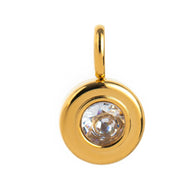 Birthstone Customized Clog Charm 18K Gold JX26041204GK