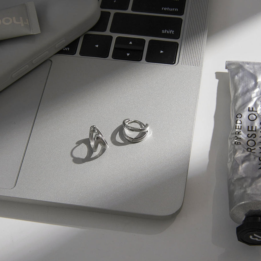 Hoop Earrings | Gold Plated Stainless | Luxury Women's