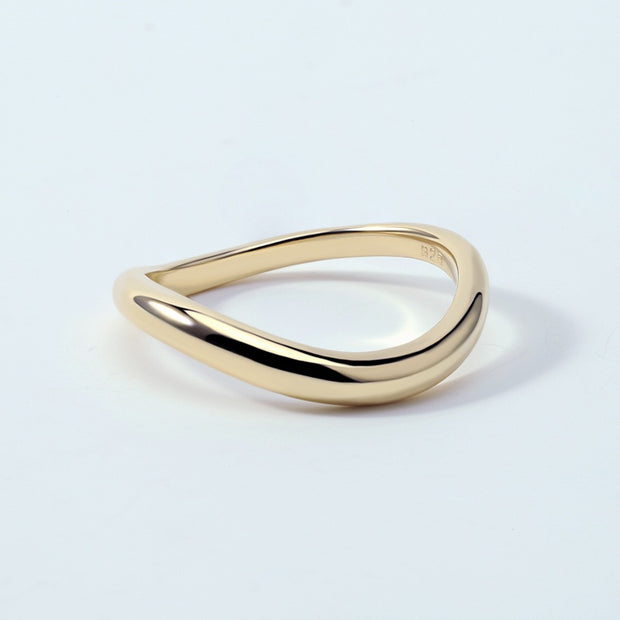 Slim Wave Ring