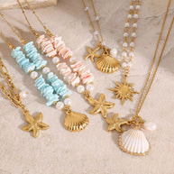 Starfish Chain Necklace