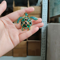 Fashion Animal Pin Turtle Brooch | Vintage Western