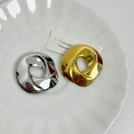 Geometric Cut-Out Pin | Luxury Winter Lapel Brooch for Coats