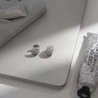 Clip-On Earrings | No Piercing Zircon | Stainless Steel