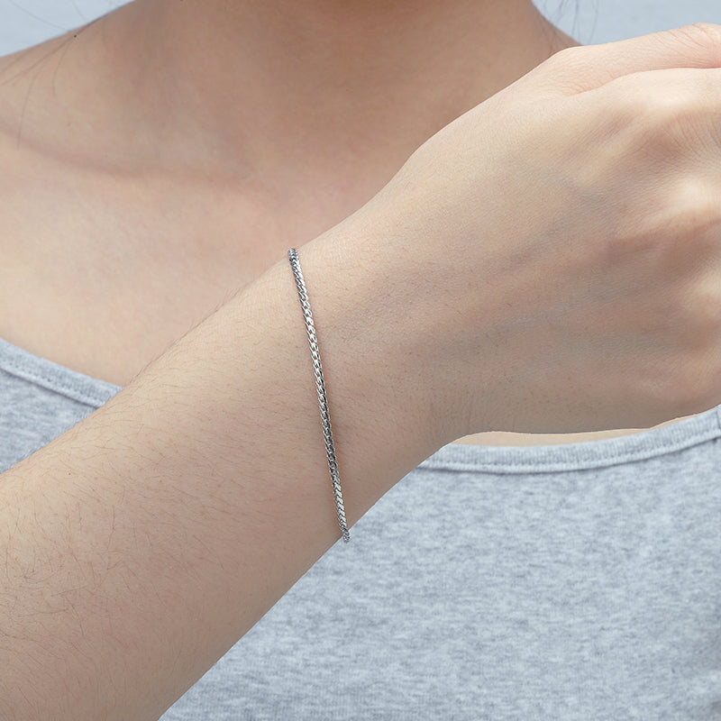 1.8mm Serpentine Chain Bracelet