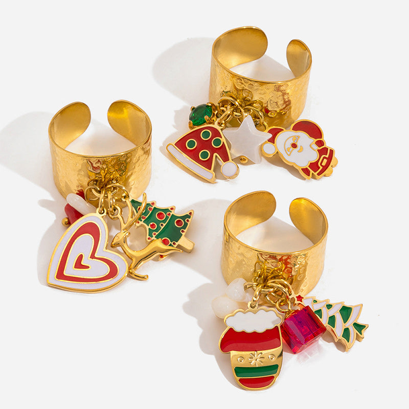 Christmas Santa Claus Ring JXR0209009