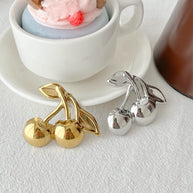 Cherry Blossom Brooch | Cute Floral Pin for Women's Clothing