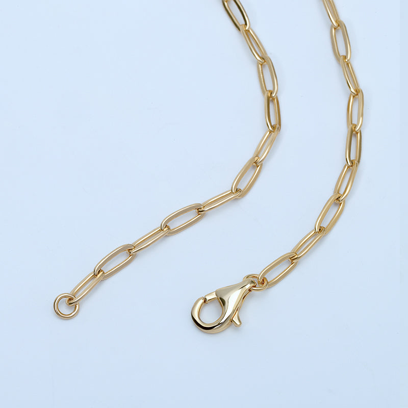 Dainty Paperclip Bracelet