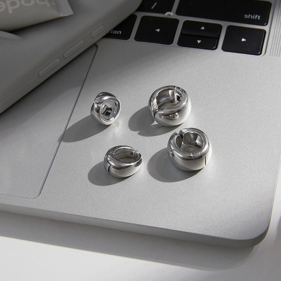 Spring Clip Earrings | No Piercing Luxury | Stainless Steel