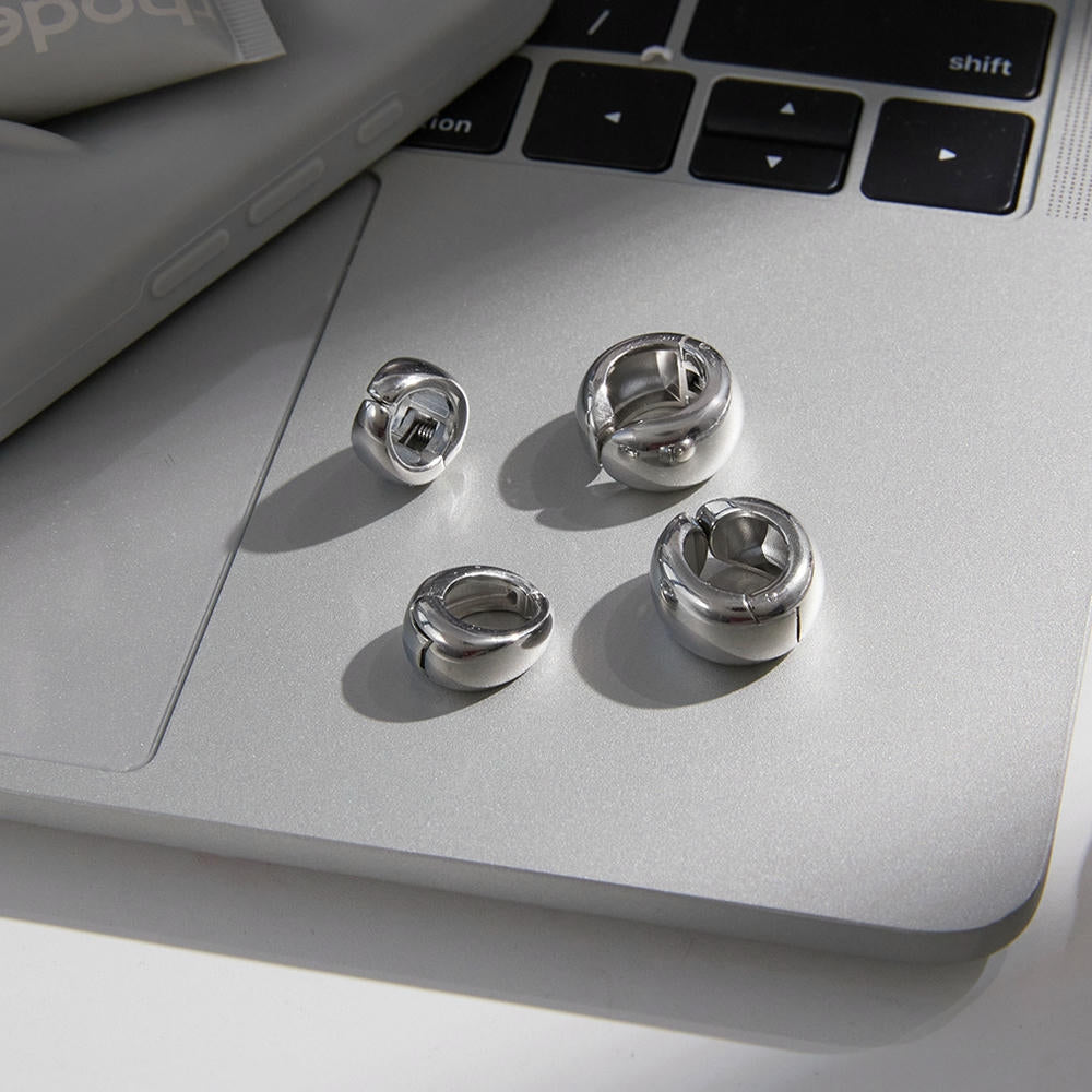 Spring Clip Earrings | No Piercing Luxury | Stainless Steel