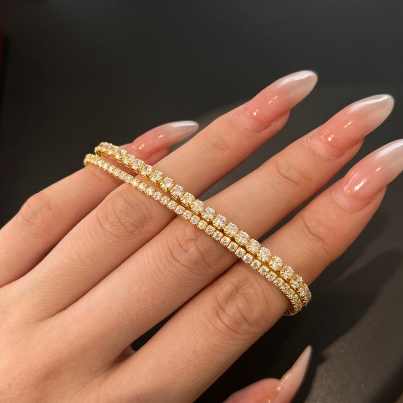 3mm Sterling Silver Tennis Bracelet JDY150360