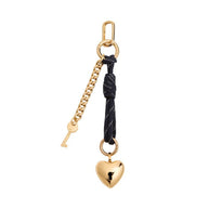 Whimsical Summer Braided Rope Enamel Keychain Bag Charm