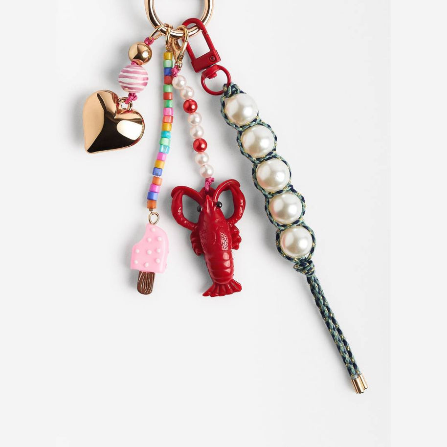 Whimsical Bag Charms Colorful Keychain Accessories for Women