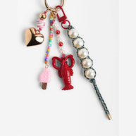 Whimsical Bag Charms Colorful Keychain Accessories for Women