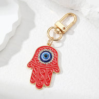 Evil Eye Keychain | Vintage Ethnic Charm | Bag Pendant