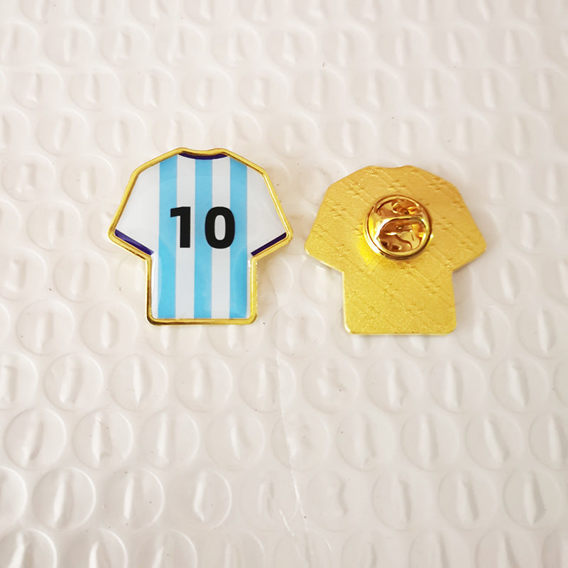 Ronaldo Messi Pin | Football Legend Badge | Fan Gift