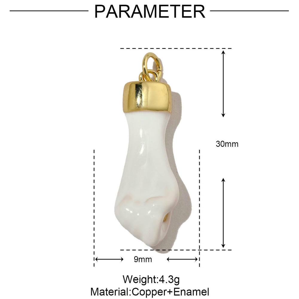 Butterfly Glove Pendant | Enamel Colorful Pepper Charm