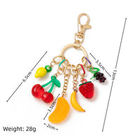Copper DIY Keychain Bag Charm Multi-element Pendant JX251703U