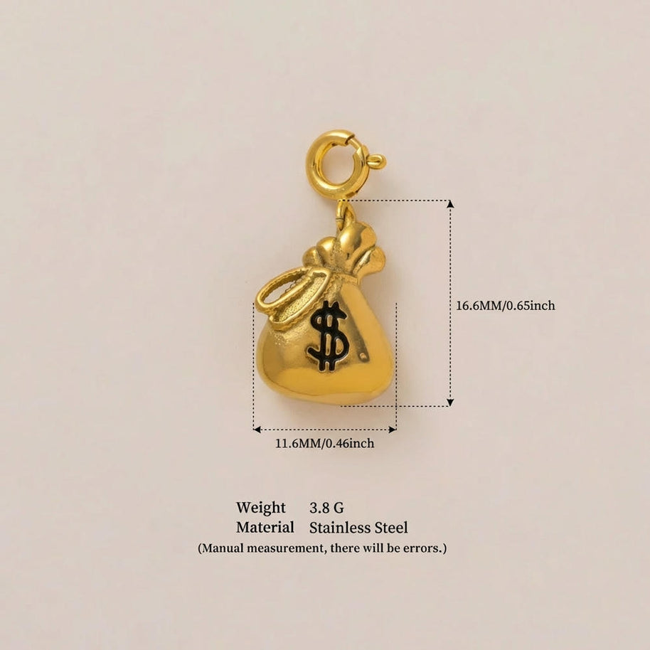 Stainless Steel Trendy Design Valentine Zircon Pendant