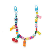 Resin Colorful Bag Charm Fruit Design Cute Hanging Pendant