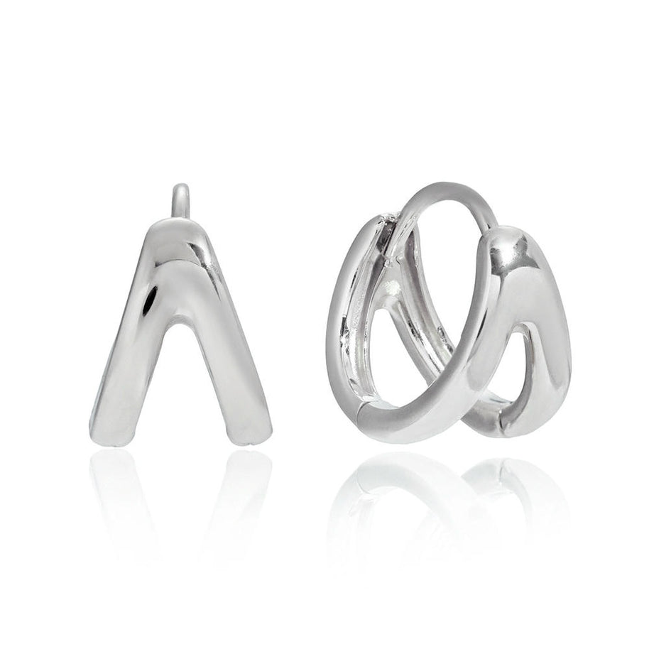 Hoop Earrings | Gold Plated Stainless | Luxury Women's