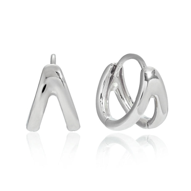 Hoop Earrings | Gold Plated Stainless | Luxury Women's